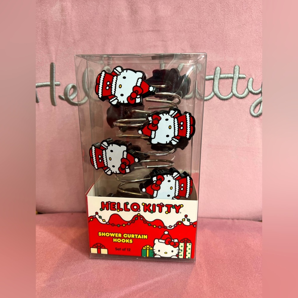Hello Kitty Shower curtain hooks
